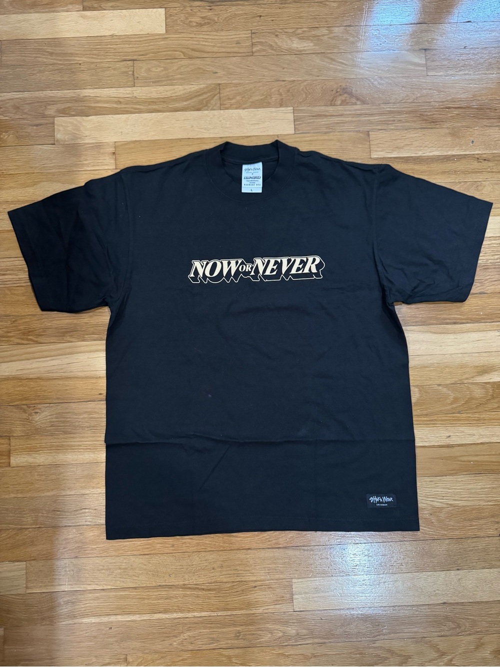 Now or Never Heavyweight T-shirt brand new